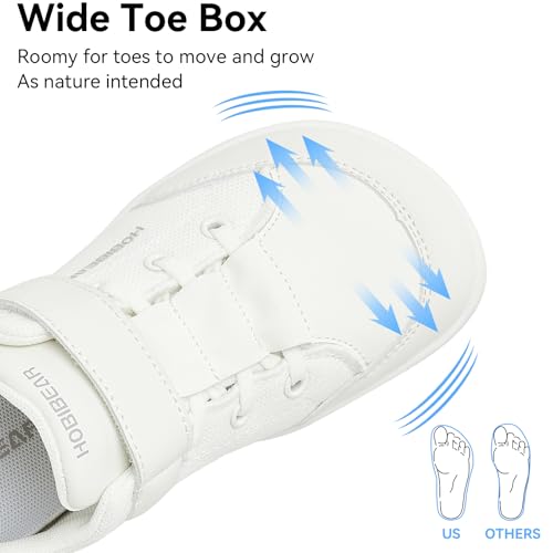 HOBIBEAR Kids Barefoot Shoes Wide Toe Box Zero Drop for Toddler Little Big Kid Boys Girls Walking Sneaker2