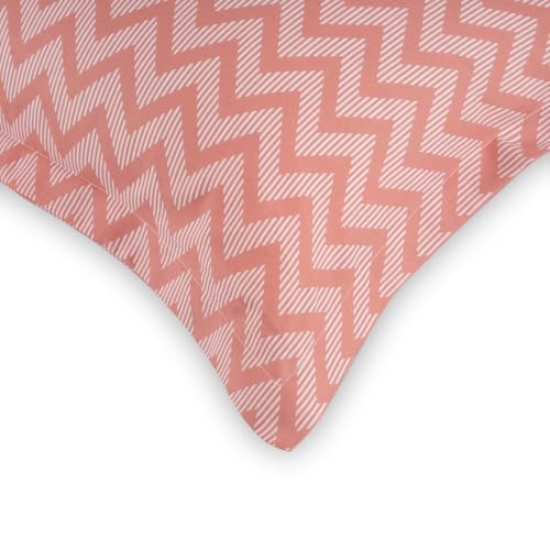 Image of Wakefit 100% Cotton Pillow Cover Set of 2 | 200 TC Soft & Breathable Pillow Cases | King Size 19 x 36 Inch | Skin Friendly, Durable & Gentle Machine Washable | Bekky