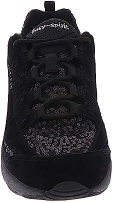 Easy Spirit Women's Romy30 Sneaker, Black Sequins 004, 9 | Image 4