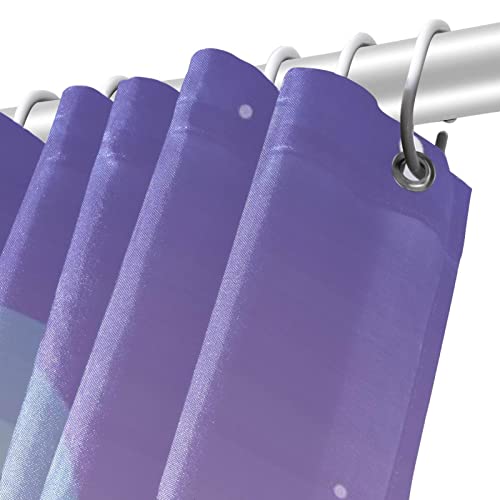 Rideau de douche imperméable anti-moisissure violet plantes