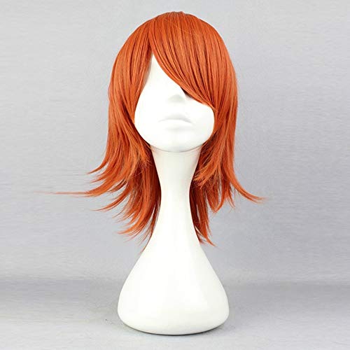 Parrucca Cosplay Arancione Zenzero MISSWEN – Capelli Lisci Resistenti Al Calore - Foto 2