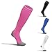 Compression Socks for Men & Women – BEST Medical Grade Graduated Recovery Stockings for Nurses, Maternity, Travel, Running, Leg Relief, Prevent Swelling, Calf Pain, Shin Splints (Pink,Medium)
