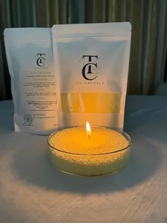 The Candela - Pearl Candles Luminous Citrus (50 Grams) (Coloured & Sented) (Sandalwood)
