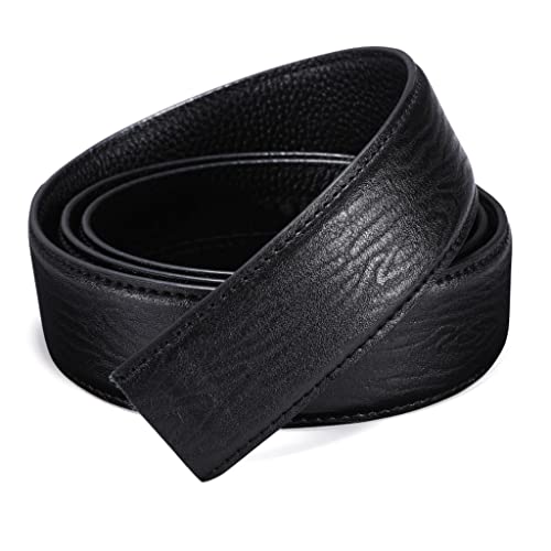 JSEIAJB Business Belt Black Leather Strap Male Belt Automatic Buckle Belts For Men Girdle Belts For Jeans3
