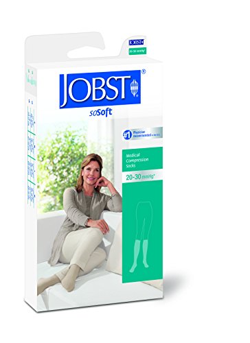 BSN Medical/Jobst JOBST soSoft, Knee High Compression Socks, Brocade, 20-30 mmHg, Black, MD - Thumbnail 2