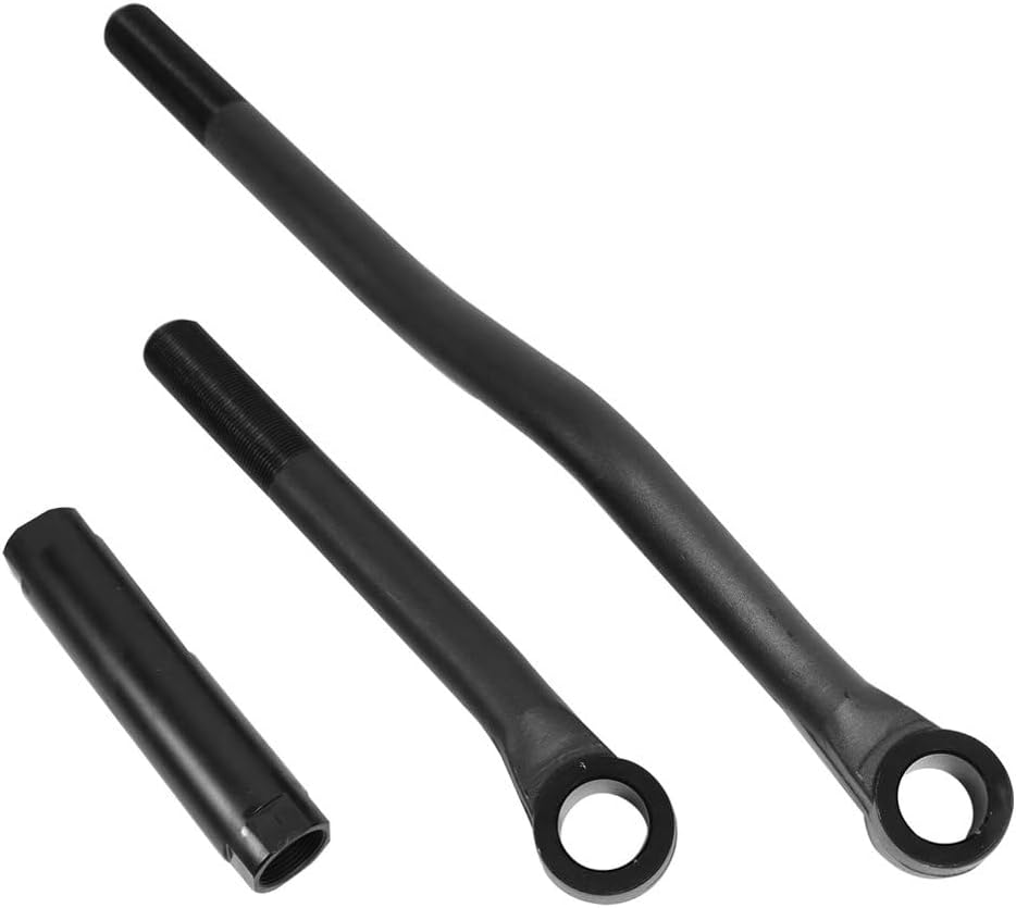 BD Diesel 1032013-F Track Bar Kit; Incl. Drivers and Pass. Side Track Bars/Threaded Connectors/Bushing Set/16mm Sleeve/Hardware;