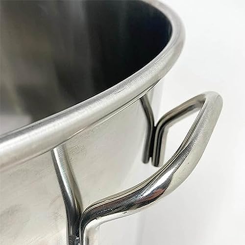 Bayou Classic 1102 102-qt Stainless Bayou Boiler w/Basket Includes Heavy Welded Handles Perforated Stainless Basket Perfect For Large Batch Cooking of Crawfish Crabs Shrimp Lobster And More - Thumbnail 7