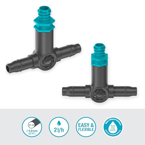 Gardena Inline Drip Head 2 l x3 goutteurs en ligne pour micro-irrigation - 3