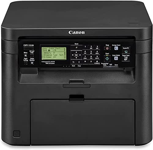 Canon imageCLASS MF242dw All-in-One Wireless Monochrome Laser Printer, Black - Print Scan Copy - 5-Line LCD, 28 ppm, 600x600 dpi, 512MB Memory, Auto 2-Sided Printing, 250-sheet Capacity, BROAGE Cable