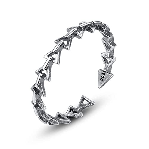 Bague anti-stress en argent S925 pour calmer l'anxiété au quotidien