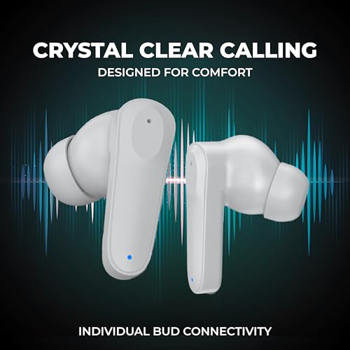Image of TWS103 Air Flip True Wireless Earbuds, Up to 20 Hours Playtime, Bluetooth 5.4, Front Open Design, Touch Controls, Type-C Charging