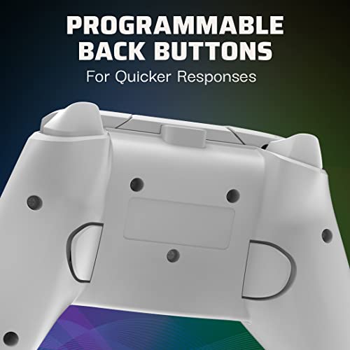 PDP AFTERGLOW XBX WAVE filaire manette WHITE for Xbox Series X|S, Xbox One, Officially Licensed