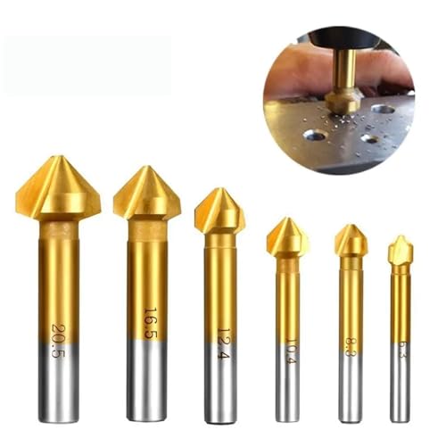 Foret à chanfreiner d'excellence à trois bords 20,5 mm pour finitions soignées