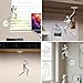 SveLoSolt 4 Pack Metal Adjustable Action Figure Flight Stand with Sticky Adhesive Base-Wall Mounted Stop Motion Rig for 6''-7'' Marvel Legends, Figure Display Holder Stand Compatible with HG RG SD SHF Gundam 1/144 Toy
