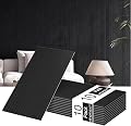 MAGICUBETIC 10 Pack Acoustic Panels,Thicker 0.47"Self-Adhesive Soundproof Wall Panels,High Density Sound Proof panels for Walls, Office, Reccording Studio, Home,Living Room-Black(Size-48 * 24 inch)