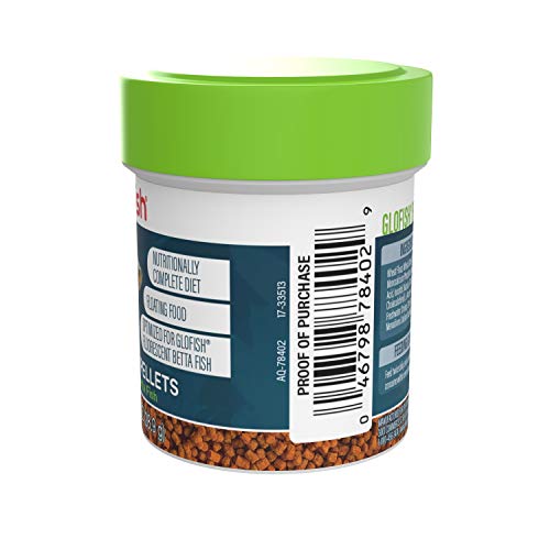 Glofish Betta Mini Pellets, 1.02 Ounce, Tropical Fish Food #TOP5
