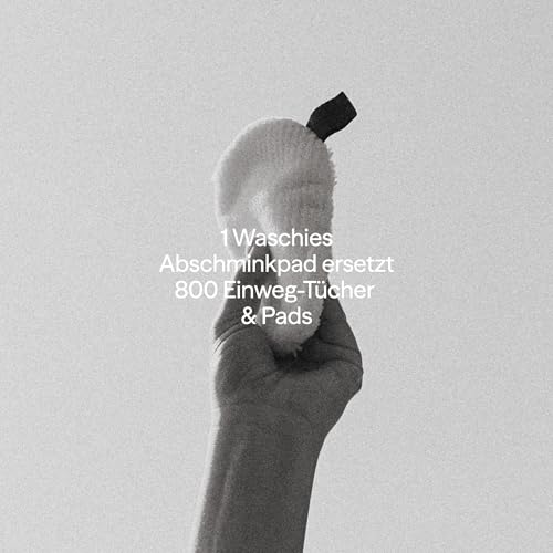 Waschies Abschminkpads/Waschpads- 6er-Set Bunt (Pastellfarben) – sanfte Gesichtsreinigung - waschbar, wiederverwendbar & hypoallergen - alle Hauttypen – Alternative zu Wattepads & Abschminktüchern