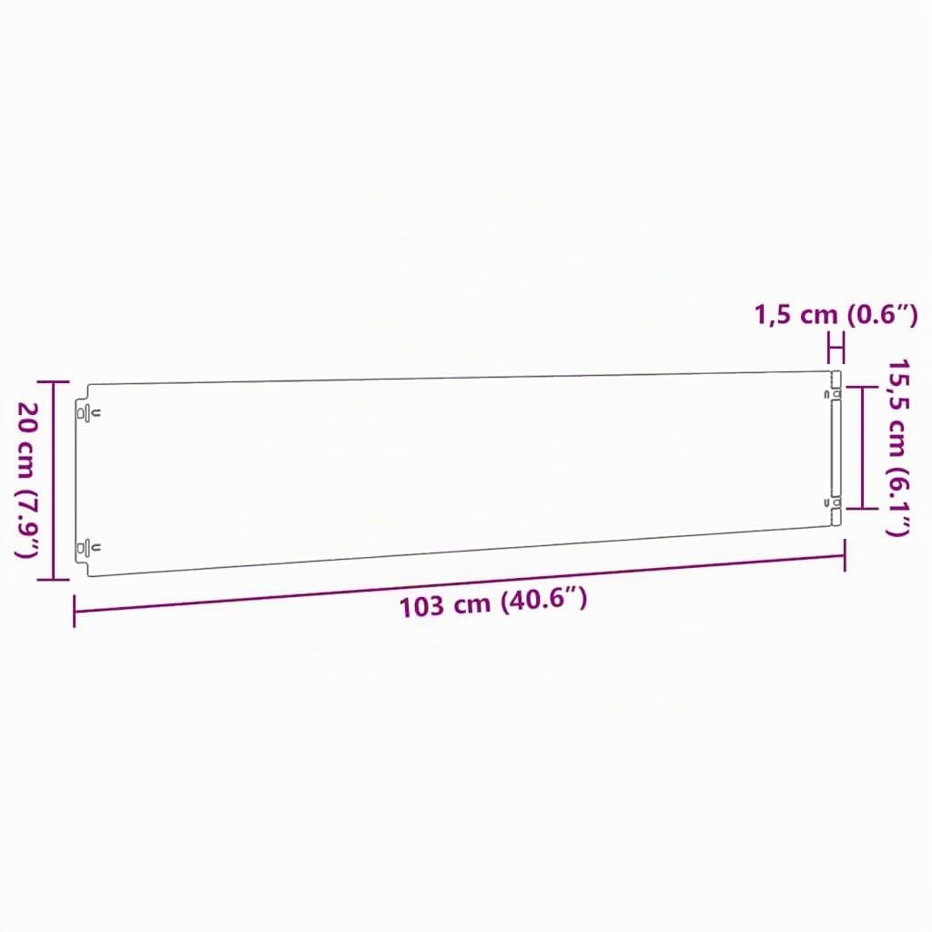 vidaXL Bordure per Prato 10 pz 20x103 cm Flessibili in Acciaio Corten, Bordi per Giardini, Bordi per aiuole da Giardino, Bordi per paesaggi