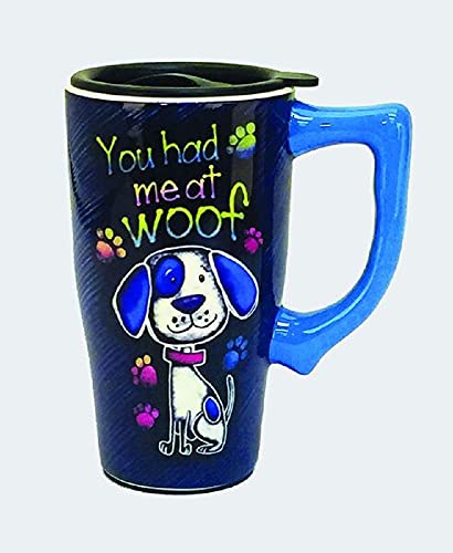 Spoontiques You Had Me at Woof Ceramic Travel Mug