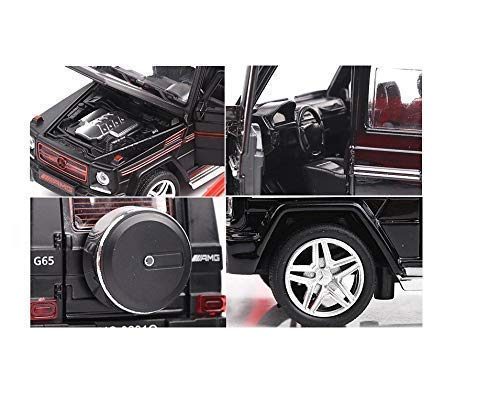 Image of Alloy Car Model Diecasts Metal Toy with Sound /Light /Pull-Back Off-Road Vehicles Car Model Collection Kids Toys Gift Multicolor Pack of 1 (1:32 AMG G65)