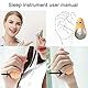 Schlafmittel-Maschine für Schlaflosigkeit, Natürliche Einschlafhilfe für Erwachsene, Mikrostrom Massage Schlafhilfe Gerät, Verbesserung der Schlafhygiene, schneller Schlaf