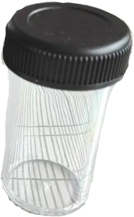 Microscope objectif boîte de protection 59mm pour lentille optique et étui de rangement plastique