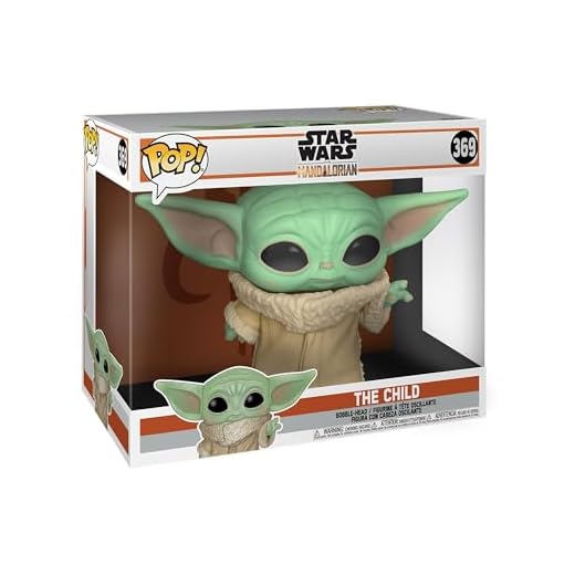 Funko Pop! Star Wars: The Mandalorian - 10" Grogu (The Child, Baby Yoda) - Figura de Vinilo Coleccionable - Idea de Regalo- Mercancia Oficial - Juguetes para Niños y Adultos - TV Fans