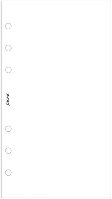 Filofax Personal White Plain Notepaper Value Pack