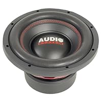 KIT Set FÜR Audio System ASY10 ASY-10 1 Subwoofer 25 cm 10 Durchmesser, Doppelschwingspule, Dual Voice Coil, 2+2 Ohm, 500 Watt rms 1000 Watt max, 1 Stück