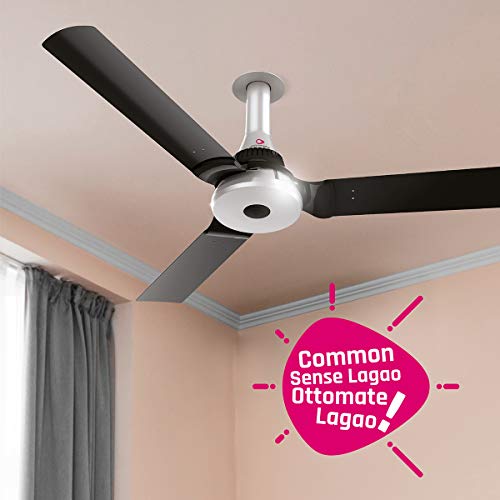 Image of Ottomate Bluetooth Smart Ceiling Fan (Remote Optional) | 3 Blade | 1250 mm | 2 Year Warranty | Cool Siver Color