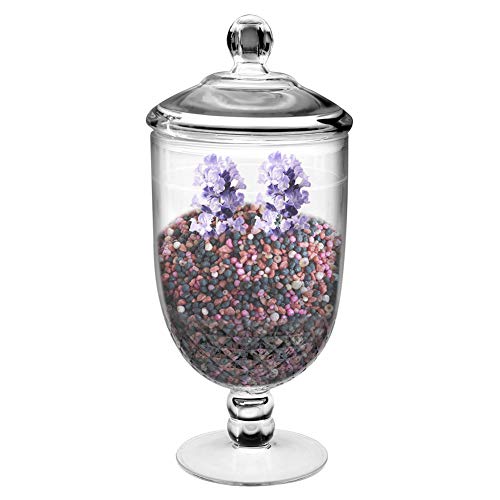 Bekmore Large Apothecary Jar With Airtight Lid In Premium Acrylic, Decorative Weddings Candy Buffet, Break-Resistant And Bpa-Free, 52 Ounce #TOP4