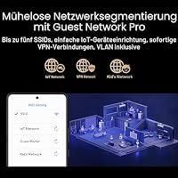 Asus - ASUS RT-BE88U - Routeur sans fil WiFi 7 Dual Band BE7200 (BE5764 + BE1376) MU-MIMO 4x4 Avec 3 Ports LAN 2.5 GbE + 1 Port LAN/WAN 2.5 GbE + 1 Port LAN/WAN 10 GbE + 1 Port WAN SFP+ 10 Gbps – Ansicht 6