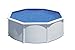 Produktbild Gre Pool KITPR303 Bora Bora - Aufstellpool aus Stahl, rund, mit weißes Aussehen. Abnehmbare Gartenpool. 300 x 120 cm