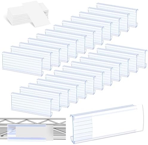 Amazon.com : collwait 100 Pcs Label Holder Shelf Labels, Wire Shelf ...