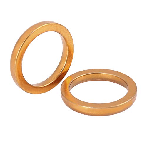 F FIERCE CYCLE 10 Stück Krümmerdichtung Dichtring Auspuff 25mm ID 33mm OD Motorrad Auspuffkrümmer O-Ring Dichtung