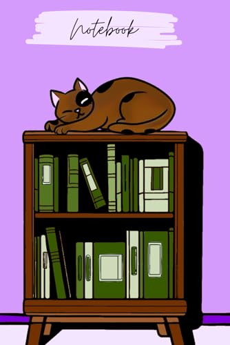 Notebook- Sleepy Kitty: Color version