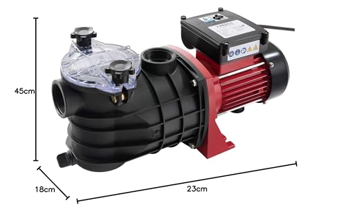 Arebos Bomba de piscina | Bomba de filtro de 600 W