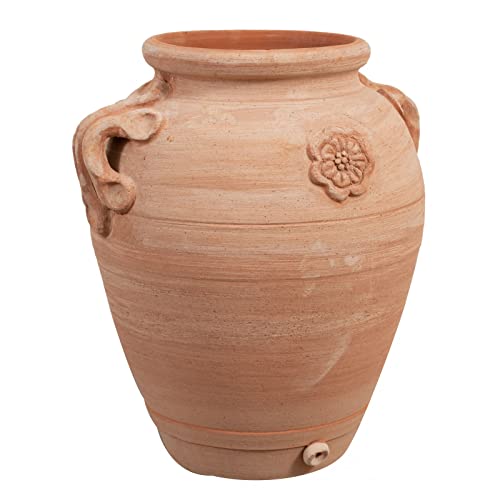 Biscottini Anfora macetas terracota grandes 56x46x40 cm | Macetas exterior grandes | Macetas barro grandes interior y exterior | Maceta grande Cover