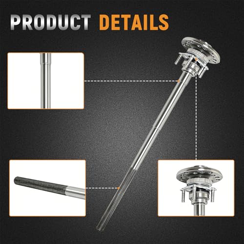 1 Set of Rear Axle Shaft Replacement for Wrangler JK 2007-2018 by GENRICS - Image 5