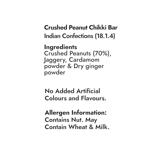 Image of Sweet Karam Coffee Crushed Peanut Chikki Bar - 20 g | No White Sugar or Preservatives | Jaggery Sweetened | Protein & Fiber Rich Gajak | Healthy Indian mithai Snack