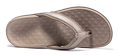 Image of LLSOARSS Plantar Fasciitis Feet Sandal with Arch Support - Best Orthotic flip Flops for Flat Feet,Heel Pain- for Women