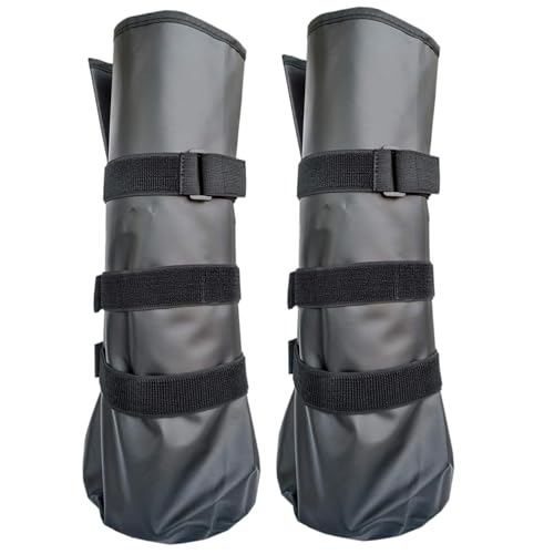 Bottes glace pour cheval sangle réglable soins des sabots x2 - 3