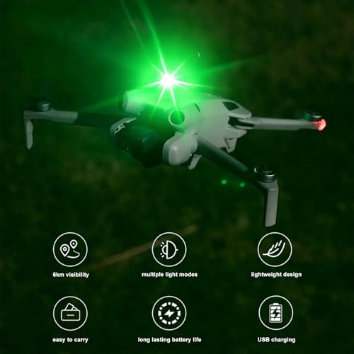 Drone DIY Strobe Light, Ultralight Drone Warning High Brightness Light Upgrade Parts do Akcesoriów MINI 3PRO