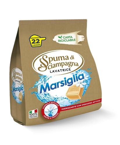 Spuma Di Sciampagna Wasmiddel voor wasmachine, poeder, zuiver wit, 22 wasbeurten - 990 g