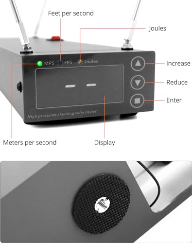 QWORK® geschwindigkeitsmessgerät, für Fluggeschwindigkeitsmessung von physikalisches Beschleunigungsexperiment