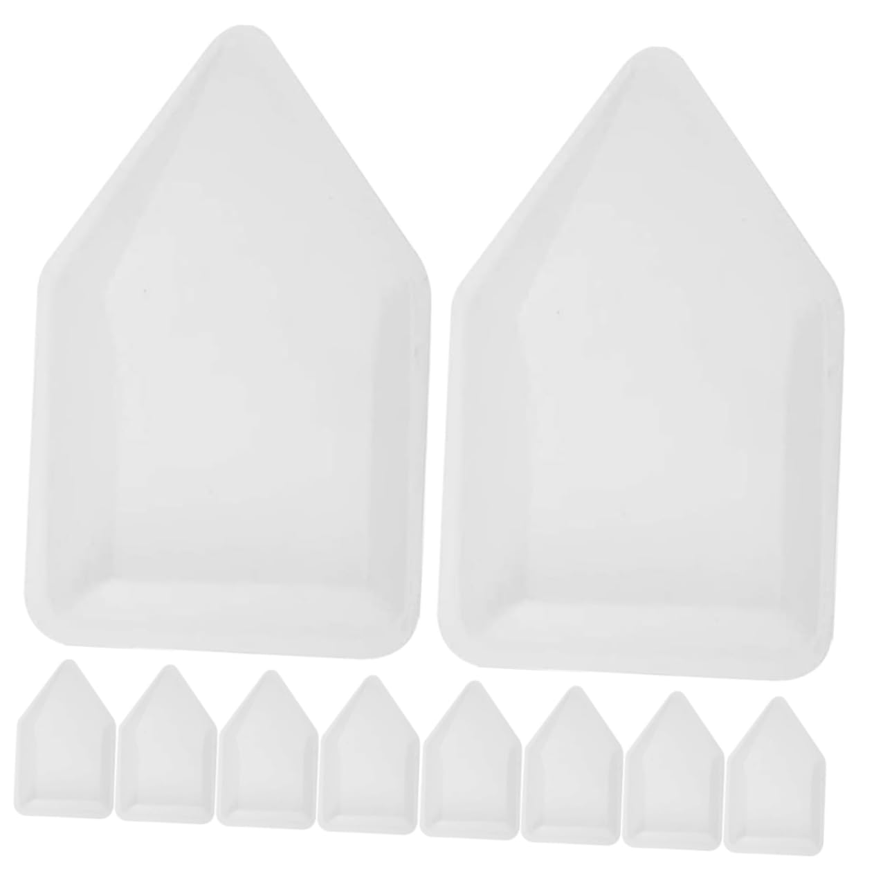Gatuida 40pcs Weighing Plates Chemistry Weigh Boats for Lab Samples Measuring Dishes Lightweight Trays for Accurate Mixing and Measurement Biologically Inert