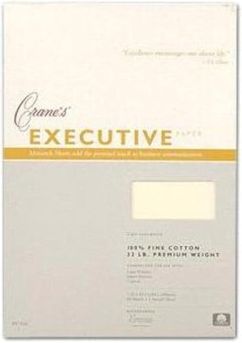 Crane & Co. Hojas monarca con acabado infantil blanco perla (PS7111)