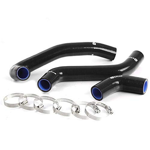 Silicone Radiator Coolant Hose Clamps Kit, Compatible with 04-07 SCION XB XA BB 1NZ-FE/2NZ-FE Black