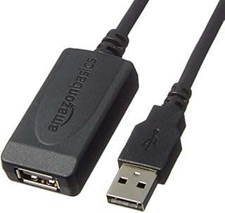 Amazon Basics USB 2.0 Active Extension Cable Type A-Male to A-Female Long Cord - 32 Feet (9.75 Meters)