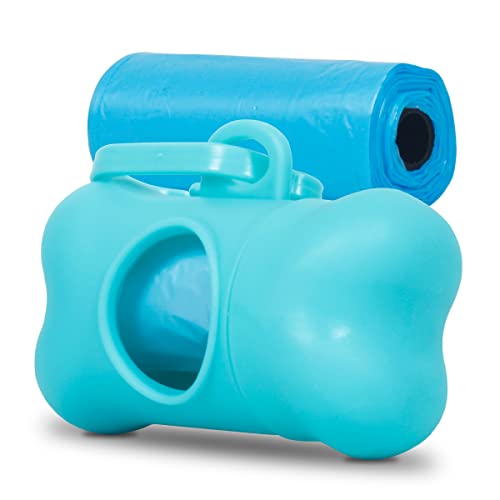 Dispenser Saquinho Lixo Pet Com Dispensador em formato de Osso (Azul)